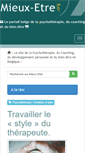 Mobile Screenshot of mieux-etre.org
